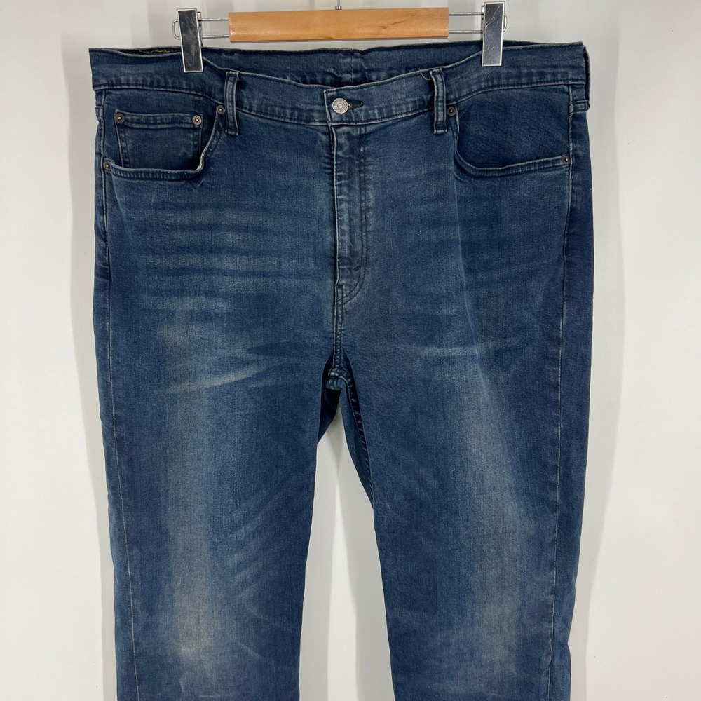 Levis 514 Straight Fit Mens Jeans 44x30 Medium Wash Blue Denim 28726-0003 - Picture 4 of 10